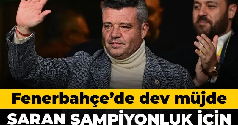 Fenerbahçe de dev müjde: Sadettin Saran gözünü kararttı