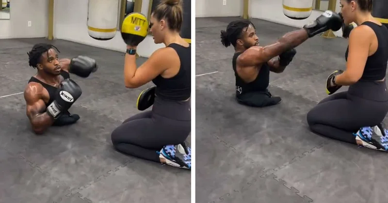 Belden aşağısı yok ama hayata olan inancı tam