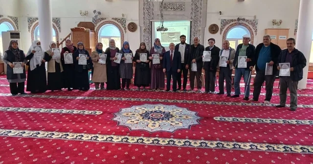 Yatağan da kutsal topraklara gidecek hacı adayları için hac hazırlık semineri düzenlendi Muğla Haberleri