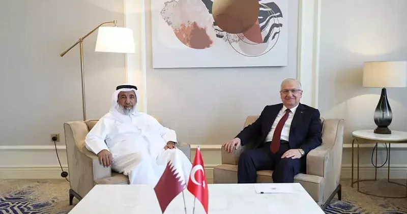 Bakan Güler, Katar Evkaf ve Şeriye Bakanı Al Ghanem ile görüştü