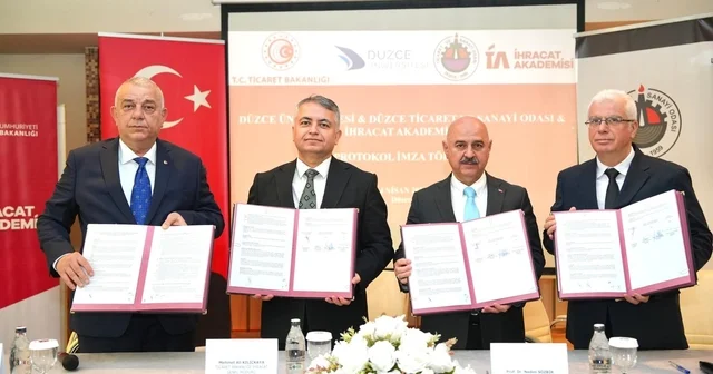 İhracat Akademisi protokolü imzalandı Düzce Haberleri
