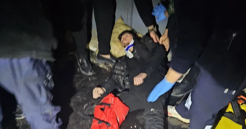 İnegöl de Asansör Boşluğuna Düşen Genç Yaralandı