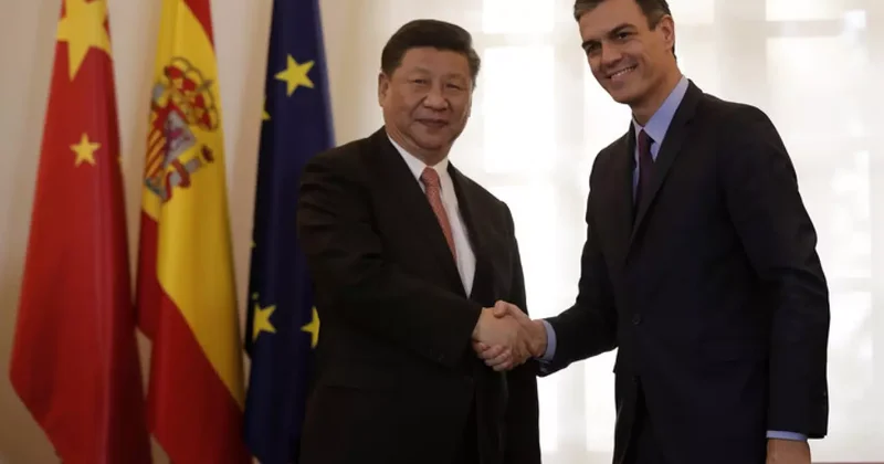 İspanya Başbakanı Sanchez Çin de Xi ile görüştü