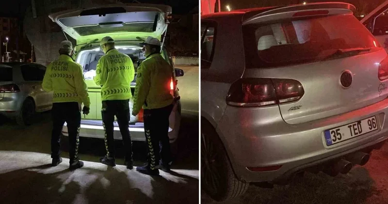Egzozlu araç kullanan sürücü vatandaşların ihbarıyla yakalandı Bolu Haberleri
