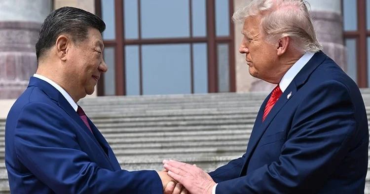 Çin de tarihi anlar: Trump ve Şi den ortak basın toplantısı