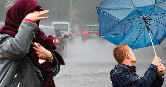 Gök gürültülü sağanak ve fırtına geliyor: Meteoroloji saat verdi! Hava sıcaklığı düşüyor, yağışlar kuvvetleniyor: 5 gün boyunca etkili olacak