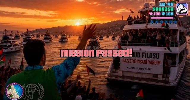 İHH’dan GTA Konseptli “Sumud Filosu” paylaşımı VİDEO İZLE