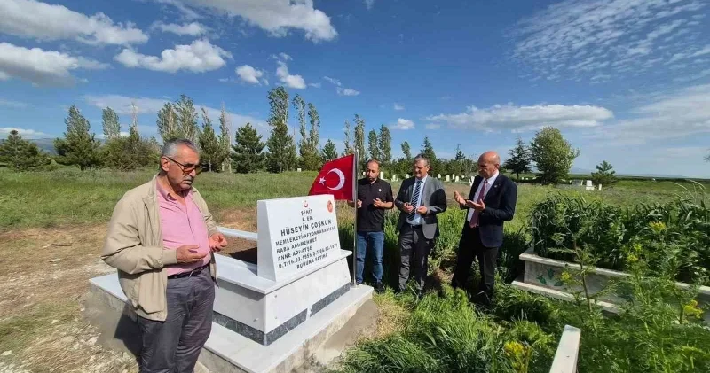 Şehit Hüseyin Coşkun’un kabri 49 yıl sonra yeniden düzenlendi Afyonkarahisar Haberleri