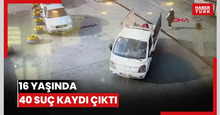 16 yaşında 40 suç kaydı çıktı