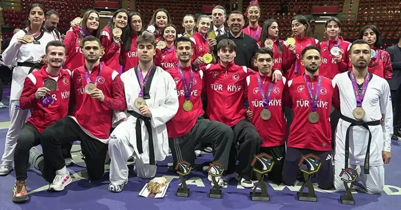 Tekvandoda tarih yazdık! Türkiye, üst üste 3. kez Avrupa nın zirvesinde Spor Haberleri