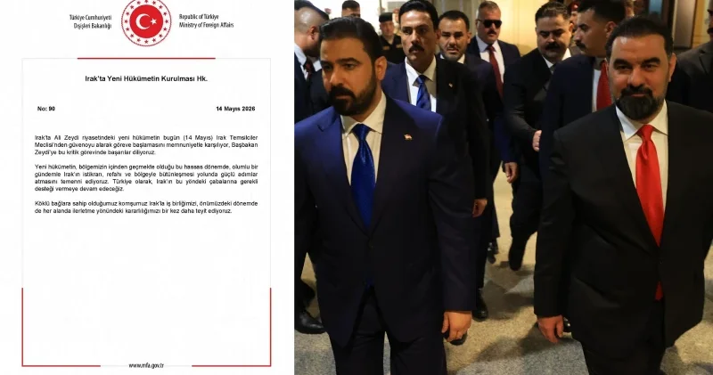 Türkiye’den Irak’ta kurulan yeni hükümete tebrik ve destek mesajı Ortadoğu Haberleri