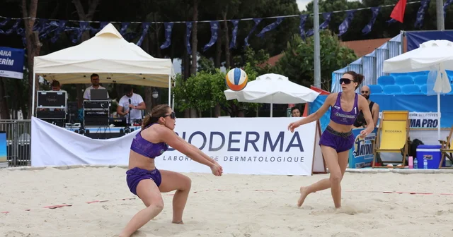 Uluslararası Plaj Voleybolu Türkiye Serisi nin Aydın etabı başladı Aydın Haberleri