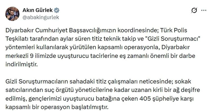 Uyuşturucuya ağır darbe: 405 şüpheliye operasyon