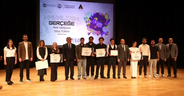 Hayalden Gerçeğe Fikir Yarışması finali gerçekleştirildi Dereceye giren öğrencilere ödülleri takdim edildi Eskişehir Haberleri