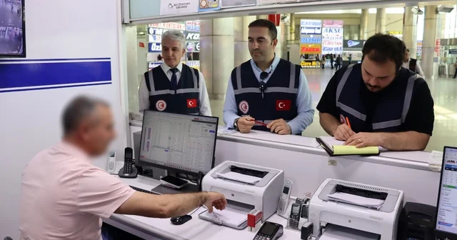 Şehirlerarası otobüs terminalinde fiyat denetimi Kayseri Haberleri
