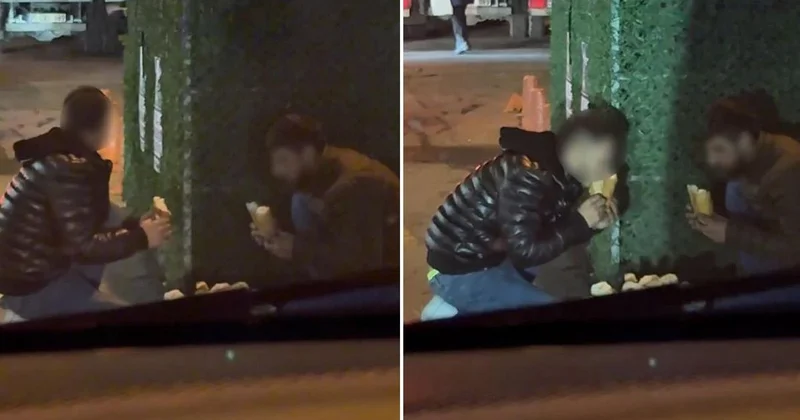 Görüntü Türkiye den! Kolay para kazanmak için yaptıkları rezilliğe bakın