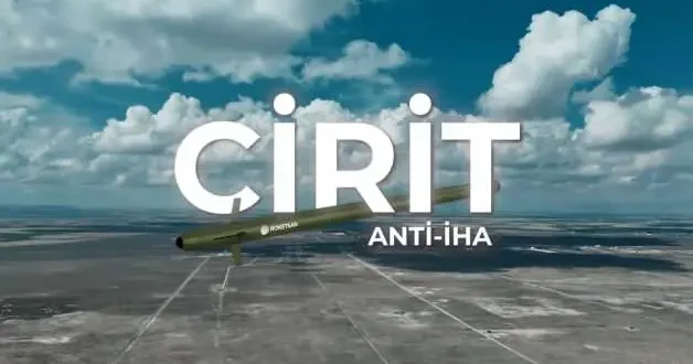 CİRİT Anti İHA füzesi hava hedefini tam isabetle vurdu