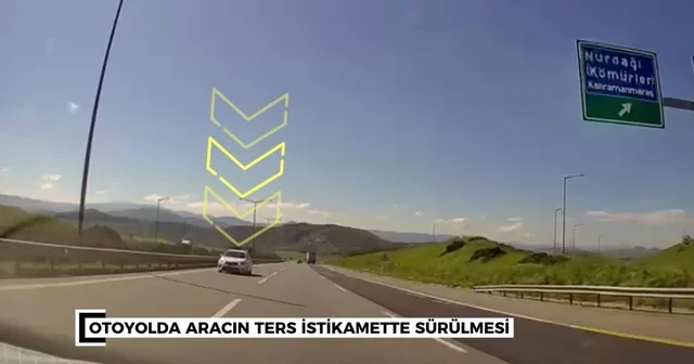 Otoyolda ters yönde ilerleyen sürücüye 90 bin TL ceza Gaziantep Haberleri