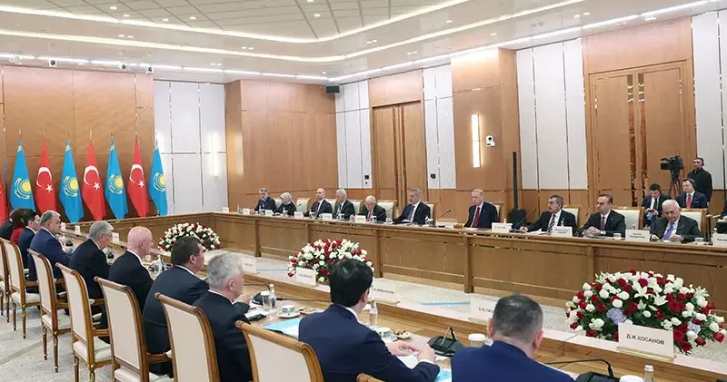 Cumhurbaşkanı Erdoğan, Türkiye Kazakistan Yüksek Düzeyli Stratejik İşbirliği Konseyi Altıncı Toplantısı na başkanlık etti