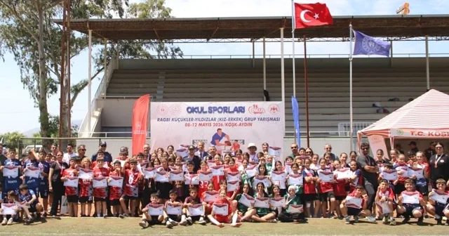 Köşk te Ragbi Küçükler Grup Yarışmalarında takımlar madalyalarına kavuştu Aydın Haberleri
