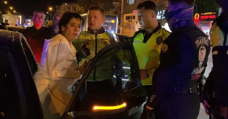 Polisten Kaçan Kadın Sürücü Cezalandırıldı