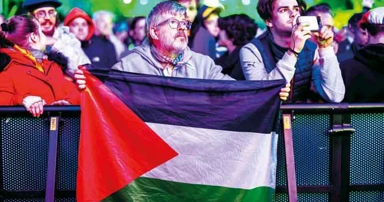 Eurovision da İsrail protestosu: Soykırımı durdurun
