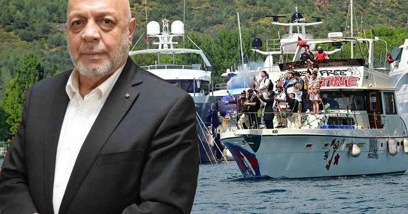 Küresel Sumud Filosu Gazze ye gitmek üzere Marmaris ten demir aldı