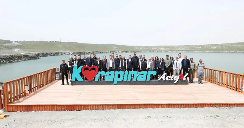 Konya Jeopark Projesi nde saha incelemesi yapıldı