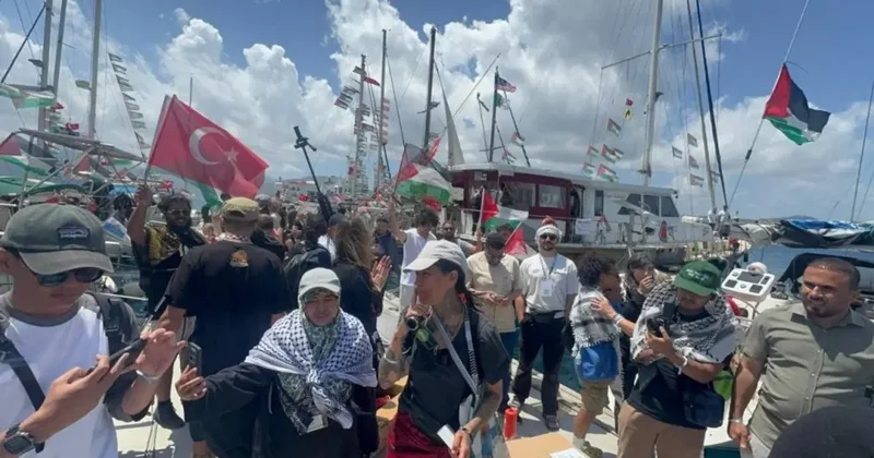 Global Sumud filosu Marmaris ten Gazze ye doğru yola çıktı