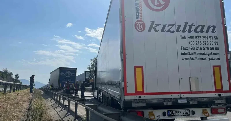 Bilecik’te iki tır çarpıştı: 1 yaralı
