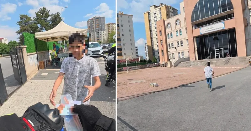 Sınava gireceği okulu karıştıran öğrenciyi motosikletli polisler yetiştirdi