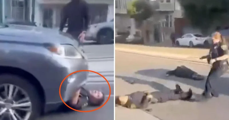 Film sahnelerini aratmayan kaza: Kovalamaca sırasında otomobilin çarptığı hırsız öldü, iki polis yaralandı