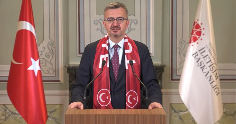 İletişim Başkanı Duran dan A Milli Futbol Takımı na video mesaj