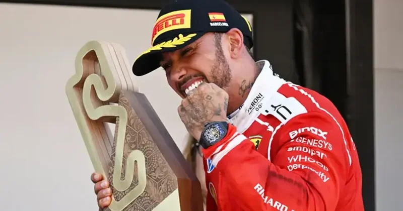 İspanya da zafer Lewis Hamilton ın! Ferrari ile ilki başardı Spor Haberleri