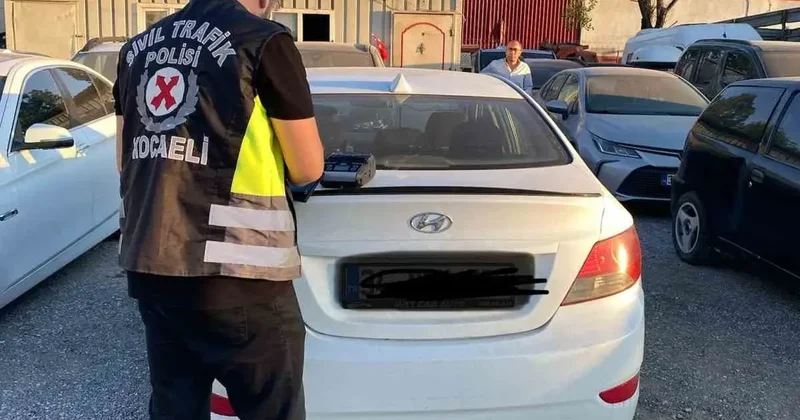 Kocaeli’de korsan taksi sürücüsü ve yolcuya ceza