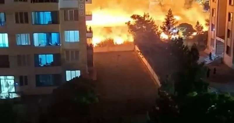 Diyarbakır’da korkutan yangın