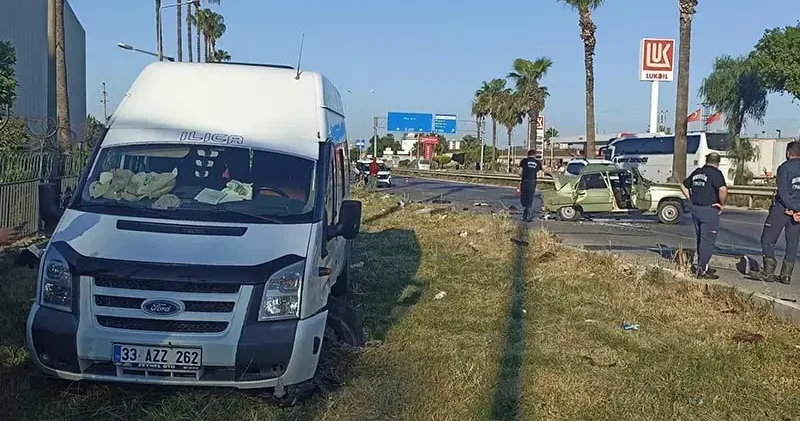 Mersin de zincirleme kaza: 1 ölü