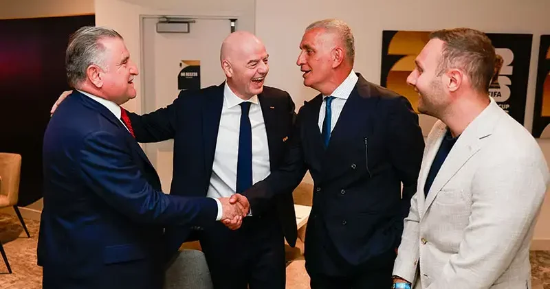 TFF Başkanı Hacıosmanoğlu, Infantino ve Isaac ile görüştü