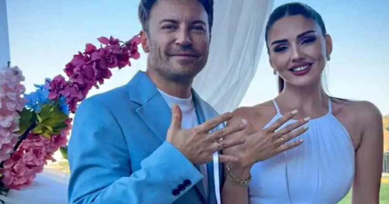 Ünlü oyuncu Tolga Güleç Öykü Cengiz ile nikah masasına oturdu!
