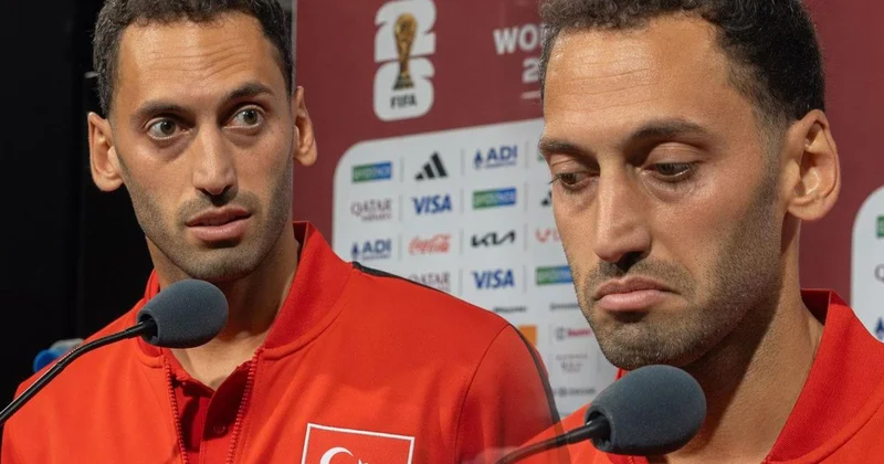 Sinirler gerildi! Hakan Çalhanoğlu ve yabancı gazeteci arasında dikkat çeken diyalog