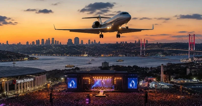 Dev etkinlikler İstanbul semalarını hareketlendirdi: İki haftada 1361 özel jet indi Gündem Haberleri