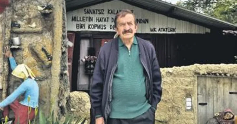 Atıkları sanata dönüştürdü