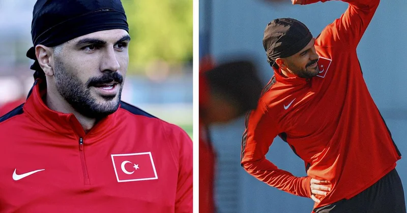 Sır gibi saklıyordu! Eren Elmalı yeni saç stiliyle sahaya çıktı