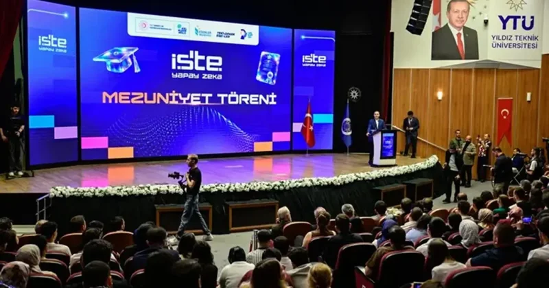 YTÜ de “İş’te Yapay Zeka” mezuniyet töreni düzenlendi! Bakan Kacır önemli mesajlar verdi