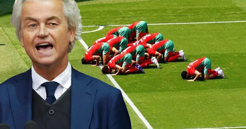Hollandalı siyasetçi Geert Wilders, Fas Milli Takımının secde ettiği fotoğrafı paylaşıp Allah a küfretti