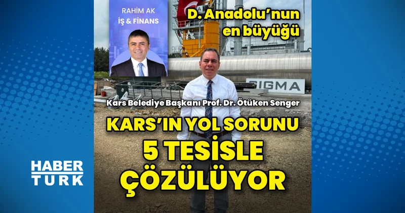 Kars Belediyesi yol sorunun çözecek 5 ayrı tesis yapıyor