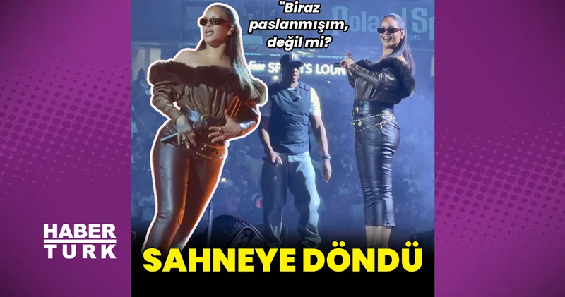 Rihanna yıllar sonra sahneye döndü: Biraz paslanmışım, değil mi?