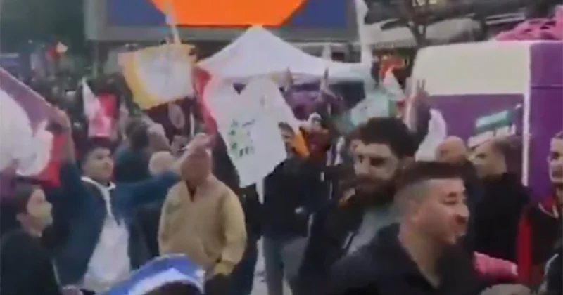 Soylu konuşurken HDP liler müziği son ses açtı
