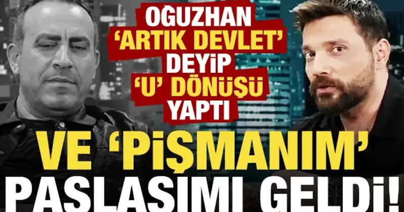 Ve Oğuzhan Uğur dan yeni açıklama: Pişmanım, devlet...