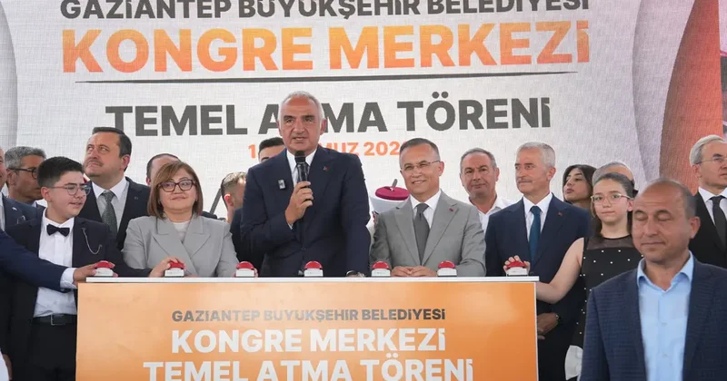 Gaziantep e yeni kongre, kültür ve fuar merkezi için ilk adım atıldı